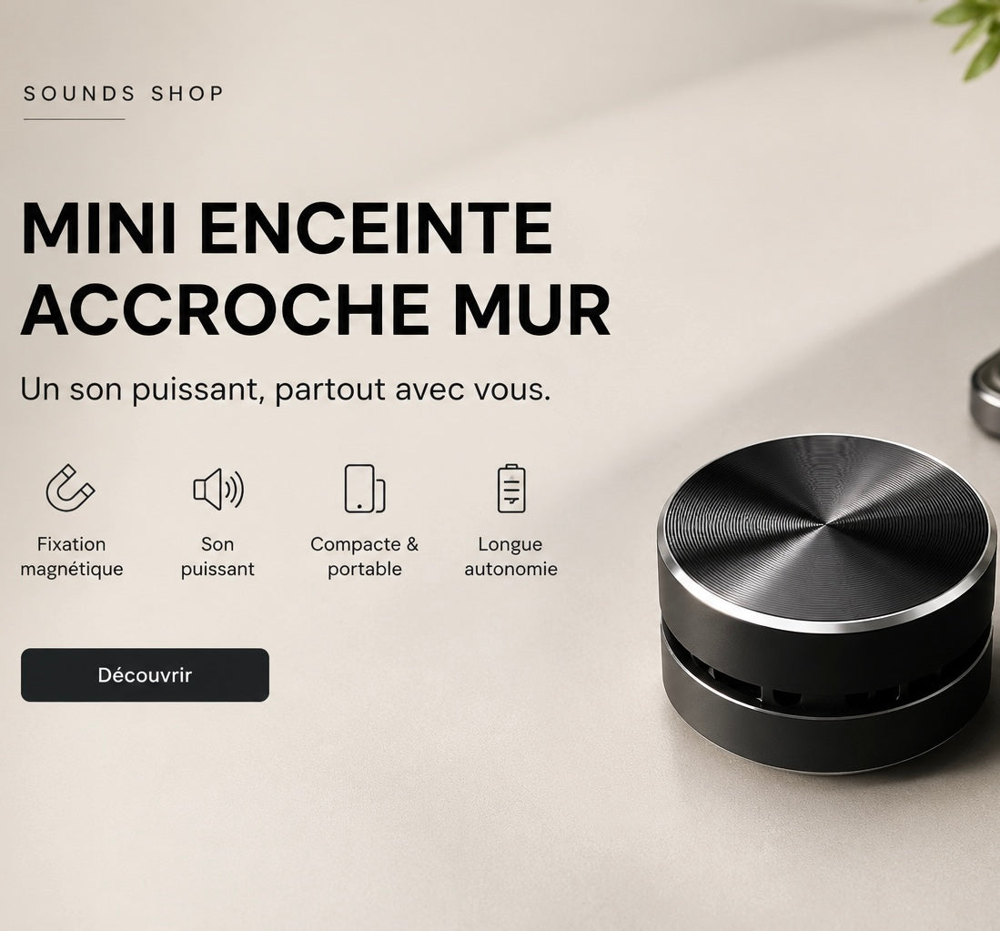 Mini Enceinte Bluetooth Ă Conduction Vibratoire