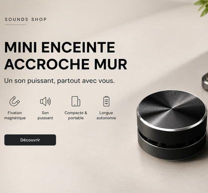 Mini Enceinte Bluetooth à Conduction Vibratoire